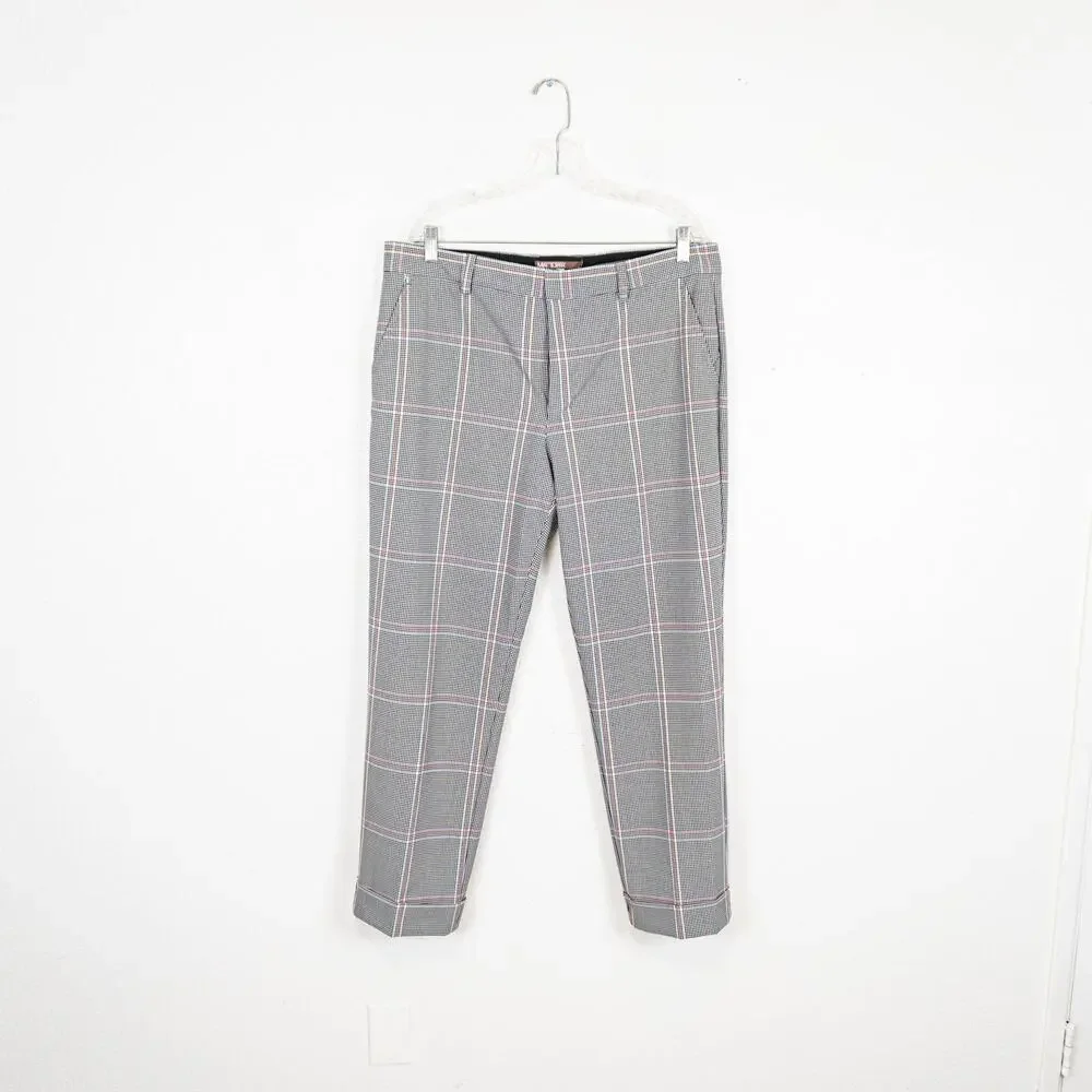 MR TURK Men's KENNEDY 2-Piece Suit Blazer & Pants Gray Plaid Check 42R